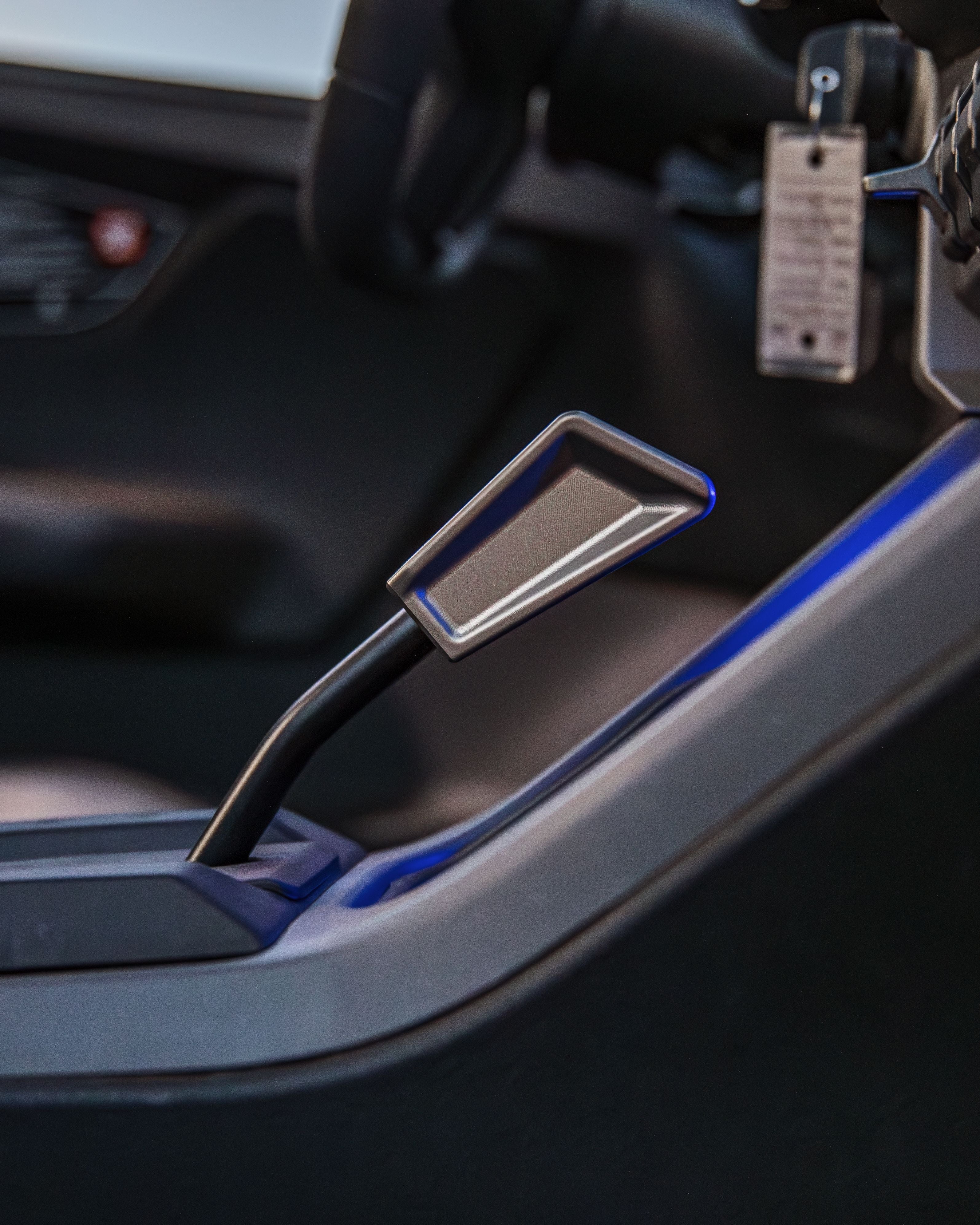 2020 to Current Polaris RZR Pro R, Pro XP, Turbo R, and Xpedition Shift Knob Anodized Gun Metal Finish in UTV interior.