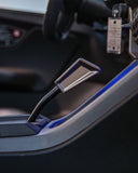 2020 to Current Polaris RZR Pro R, Pro XP, Turbo R, and Xpedition Shift Knob Anodized Gun Metal Finish in UTV interior.