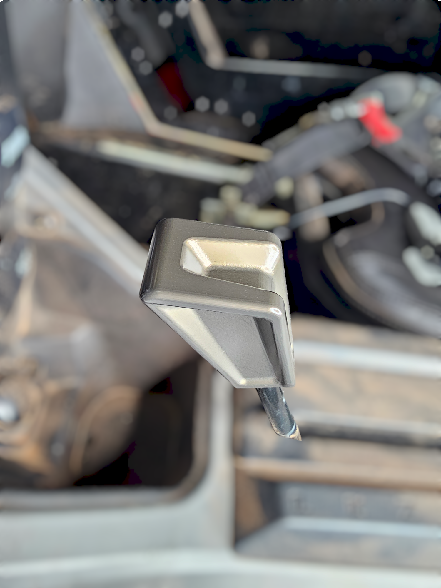 2020 to Current Polaris RZR Pro R, Pro XP, Turbo R, and Xpedition Shift Knob Anodized Gun Metal Finish installed in UTV