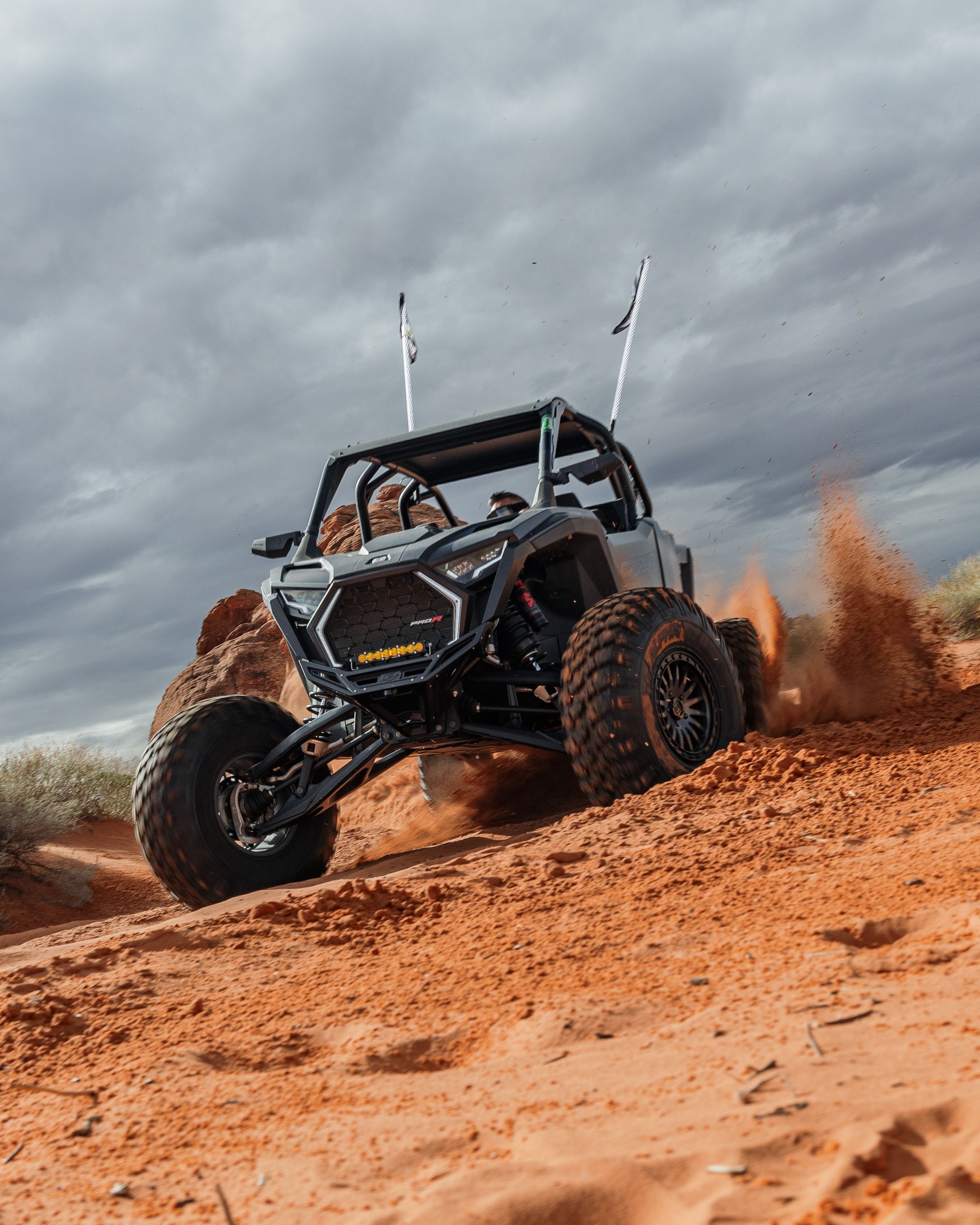 Polaris RZR Pro R / Turbo R Front Winch Bumper Dunes