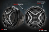 Polaris RZR Pro Ride Command (2021-2024) 8" Cage Mount Speaker Pods SSV Works