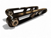 Polaris RZR Pro XP Rear Sway Bar Links (Black)