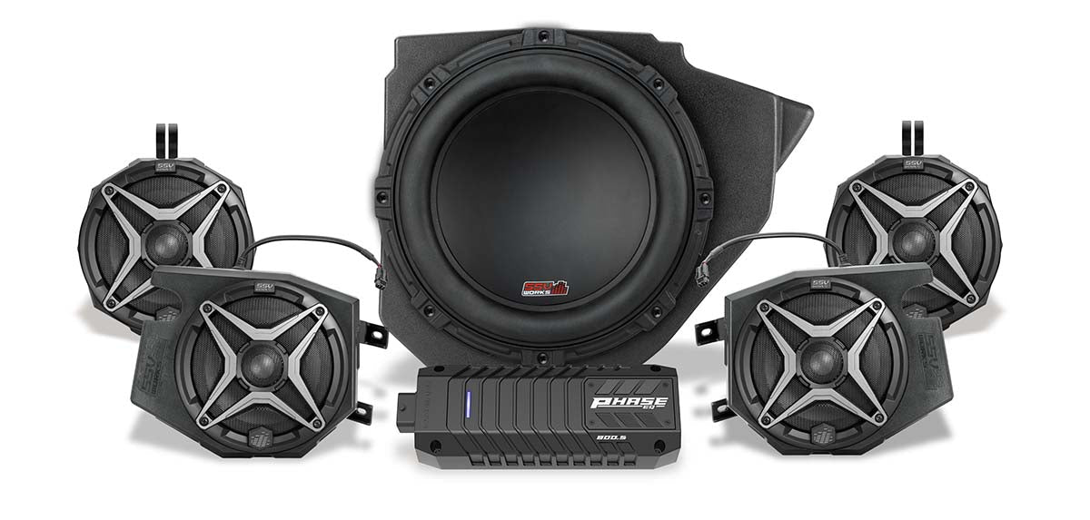 Polaris RZR Ride Command (2014-2023) A-Spec 5 Speaker System SSV Works