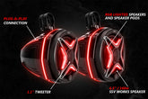 Polaris RZR Ride Command (2014-2023) V-Spec 5 Speaker Kit SSV Works