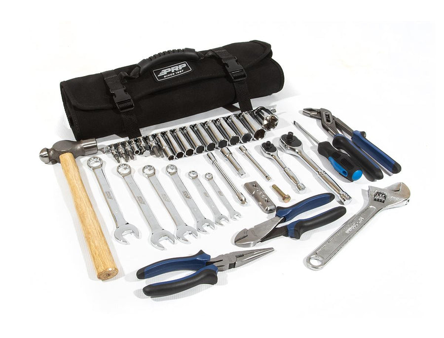 Polaris RZR Roll Up Tool Bag with Tool Kit (38 Piece) PRP