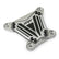 Polaris RZR Turbo S 3-Piece Radius Rod Reinforcement Plate DRT Motorsports