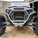 Polaris RZR Turbo S Front Snap-In Grille with Light Bar L&W Fab