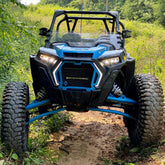 Polaris RZR Turbo S Front Snap-In Grille with Light Bar L&W Fab
