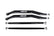 Polaris RZR Turbo S High Clearance Billet Radius Rod Set HCR Racing