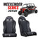 Polaris RZR XP 1000 / Turbo / Turbo S Weekender Series Suspension Bucket Seats UTVMA