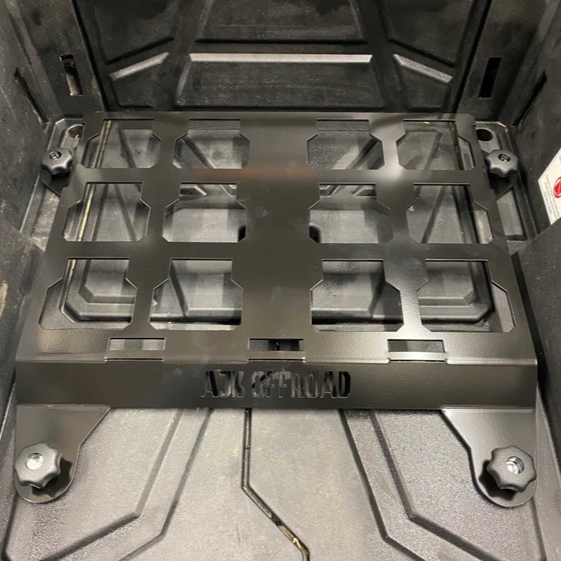 POLARIS RZR Packout Mount Short by AJK Offroad Installed with no packs