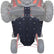 Polaris RZR XP 900 UHMW Skid Plate Factory UTV