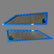 Polaris RZR XP Turbo / Turbo S Side Grille Vent Covers L&W Fab