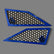 Polaris RZR XP Turbo / Turbo S Side Grille Vent Covers L&W Fab