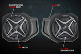 Polaris Ranger XP 1000 6.5" Front Speaker Pods SSV Works
