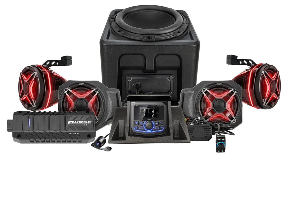 Polaris Ranger XP 1000 V-Spec 5 Speaker Audio System SSV Works
