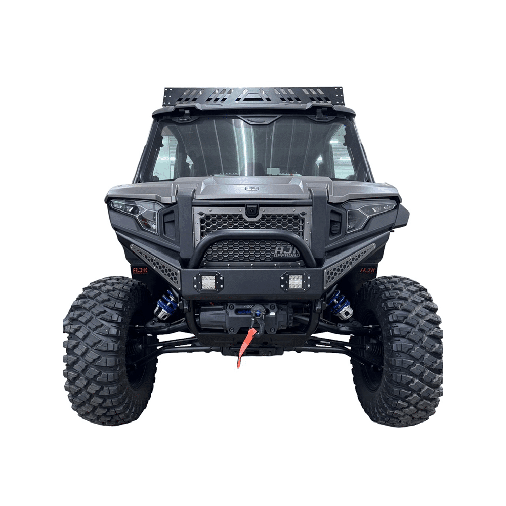 Polaris Xpedition Front Bumper by AJK Offroad Full Front View