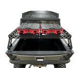 Polaris Xpedition Short Headache Rack 3/4 Rack by AJK Offroad Top Back View with Two Kits