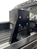Polaris Xpedition Spare Tire Carrier by AJK Offroad Side Angled View Pictured Without a Tire