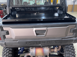 Polaris Xpedition Bed Tray by AJK Offroad Back View with Tailgate Door Closed  