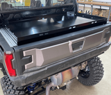 Polaris Xpedition Bed Tray by AJK Offroad Left Angle View with Tailgate Closed  
