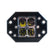Quattro Flush Mount Clear LED Pod Lights (Pair) Heretic