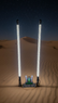 RGBW LED Whip Set with Brake & Turn Signals Marshin Whips