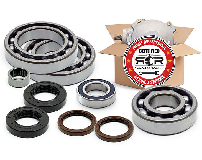 FRONT DIFF RE-BUILD - 2023+ PRO R kit with bearings and seals from Sandcraft Motorsports for UTV tuning and upgrades.