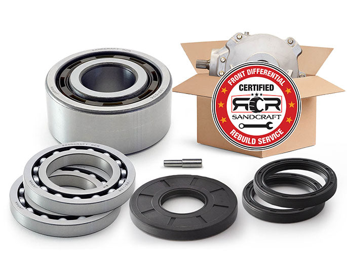 Front Differential Re-Build – 2012-2013 RZR 900 parts including bearings and seals from Sandcraft Motorsports