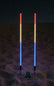 V3 LED Whip with Chrome Black Base (Single)