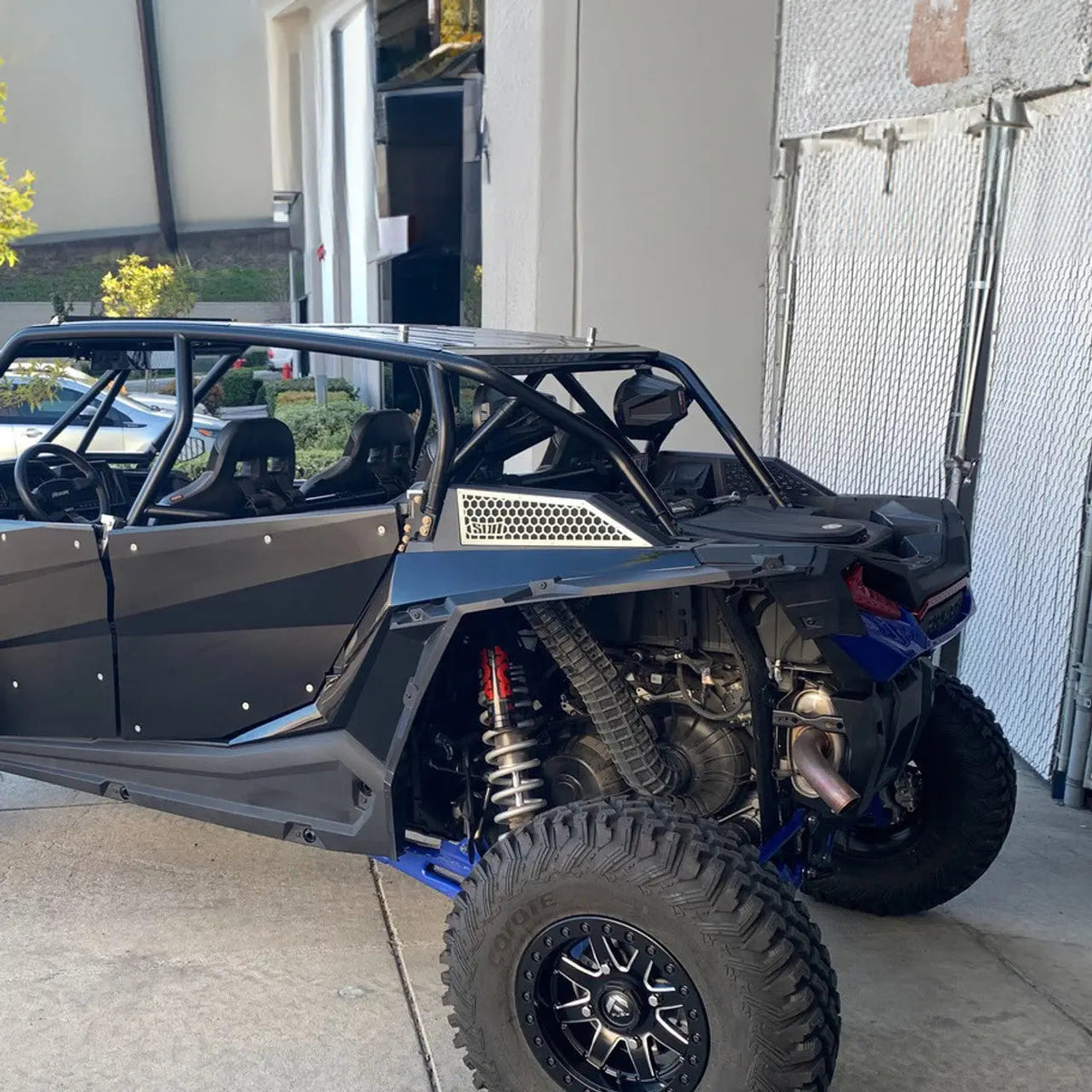 SDR Motorsports Polaris RZR XP Turbo/Turbo S Bed Side Grilles (Tall)