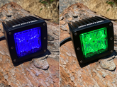 Blue / Green Dual Color Off Road LED Light Pod