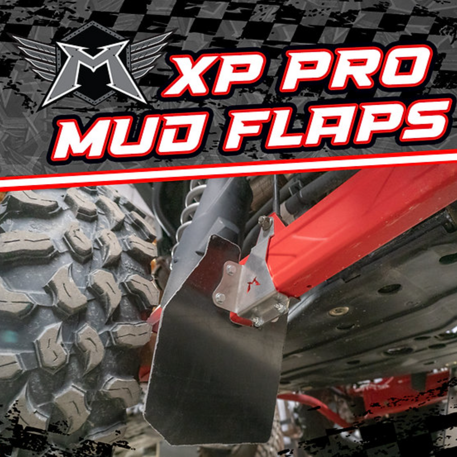 Polaris RZR Pro XP Rear Mud Flap Kit