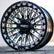 Slayer 6R UTV Beadlock Wheel (Gloss Black Contrast Cut) Metal FX Offroad