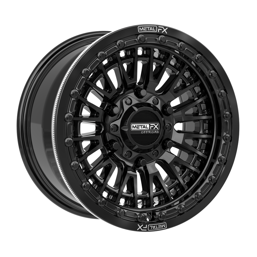 Slayer 6R UTV Beadlock Wheel (Gloss Black) Metal FX Offroad