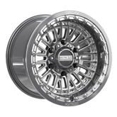 Slayer 6R UTV Beadlock Wheel (Gunmetal Contrast Cut) Metal FX Offroad