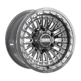 Slayer 6R UTV Beadlock Wheel (Gunmetal Contrast Cut) Metal FX Offroad