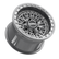 Slayer 6R UTV Beadlock Wheel (Gunmetal Contrast Cut) Metal FX Offroad