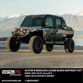 Slayer R UTV Beadlock Wheel (Gloss Black Contrast Cut) Metal FX Offroad