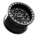 Slayer R UTV Beadlock Wheel (Gloss Black Contrast Cut) Metal FX Offroad