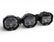 3 Light U-Con Interlocking Off Road LED Pod With Amber or White DRL Running Light