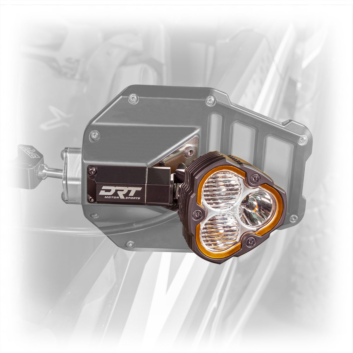 Universal Aluminum Tactical Mirror Light Bracket Kit DRT Motorsports