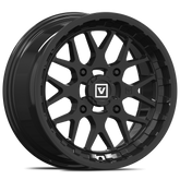 V03 Gloss Black Wheel (14x7 +25mm 4x137)
