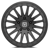 V06 Beadlock Satin Black Wheel (15x8 +40mm 5x114.3)