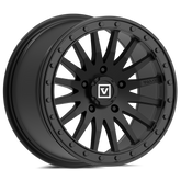 V06 Beadlock Satin Black Wheel (15x8 +40mm 5x114.3)