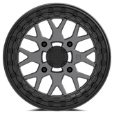 V07 Beadlock Satin Graphite Wheel (15x7 +25mm 4x156)