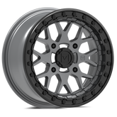 V07 Beadlock Satin Graphite Wheel (15x7 +25mm 4x137)
