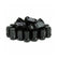 10x1.25 Bulk 100pcs 14mm Hex 1.11" (Black)