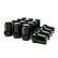 10x1.25 4 Lug Kit 14mm Hex 1.11" (Black)