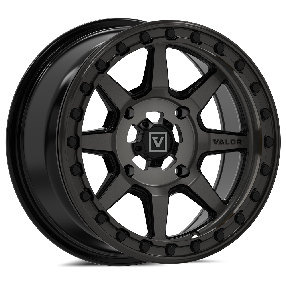 V13 UTV Dark Tint Beadlock Wheel (15x7 10mm 4x137) Valor Offroad